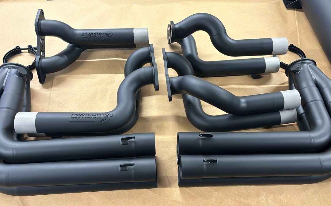 Another batch of exhausts finished